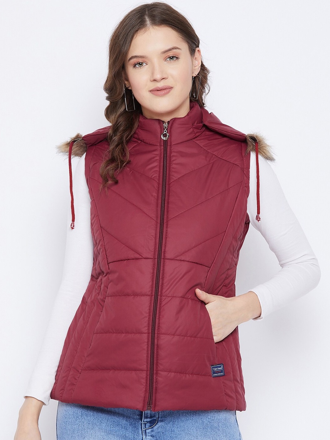 

VERO AMORE Women Maroon Insulator Outdoor Parka Jacket