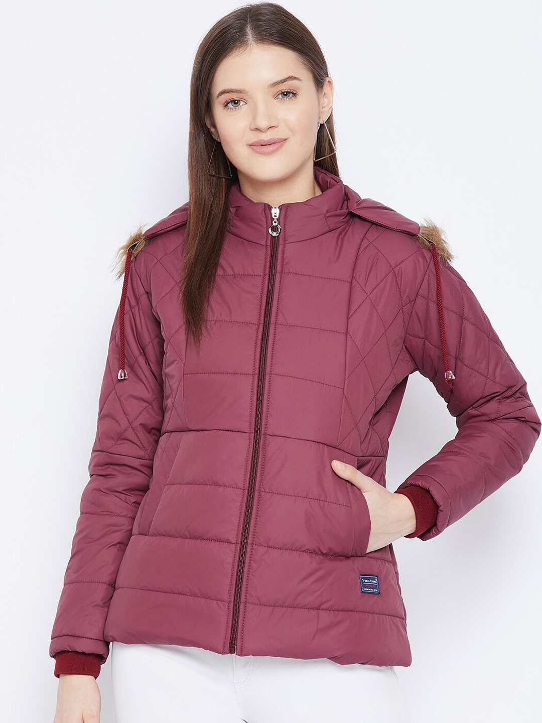 

VERO AMORE Women Maroon Insulator Outdoor Parka Jacket