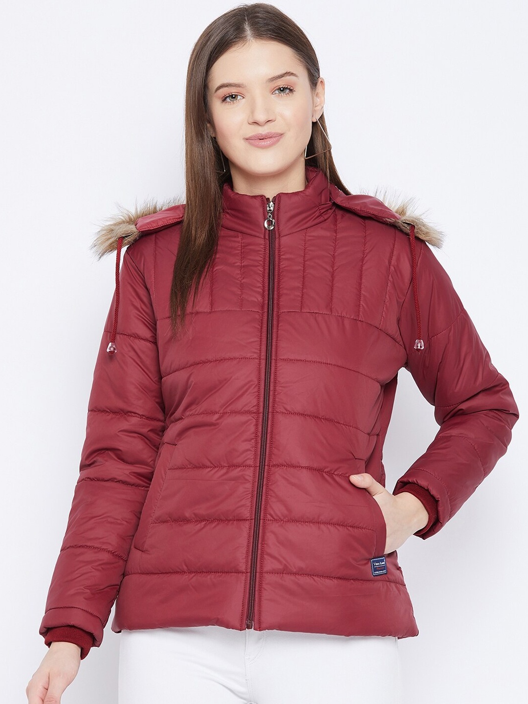 

VERO AMORE Women Maroon Insulator Outdoor Parka Jacket