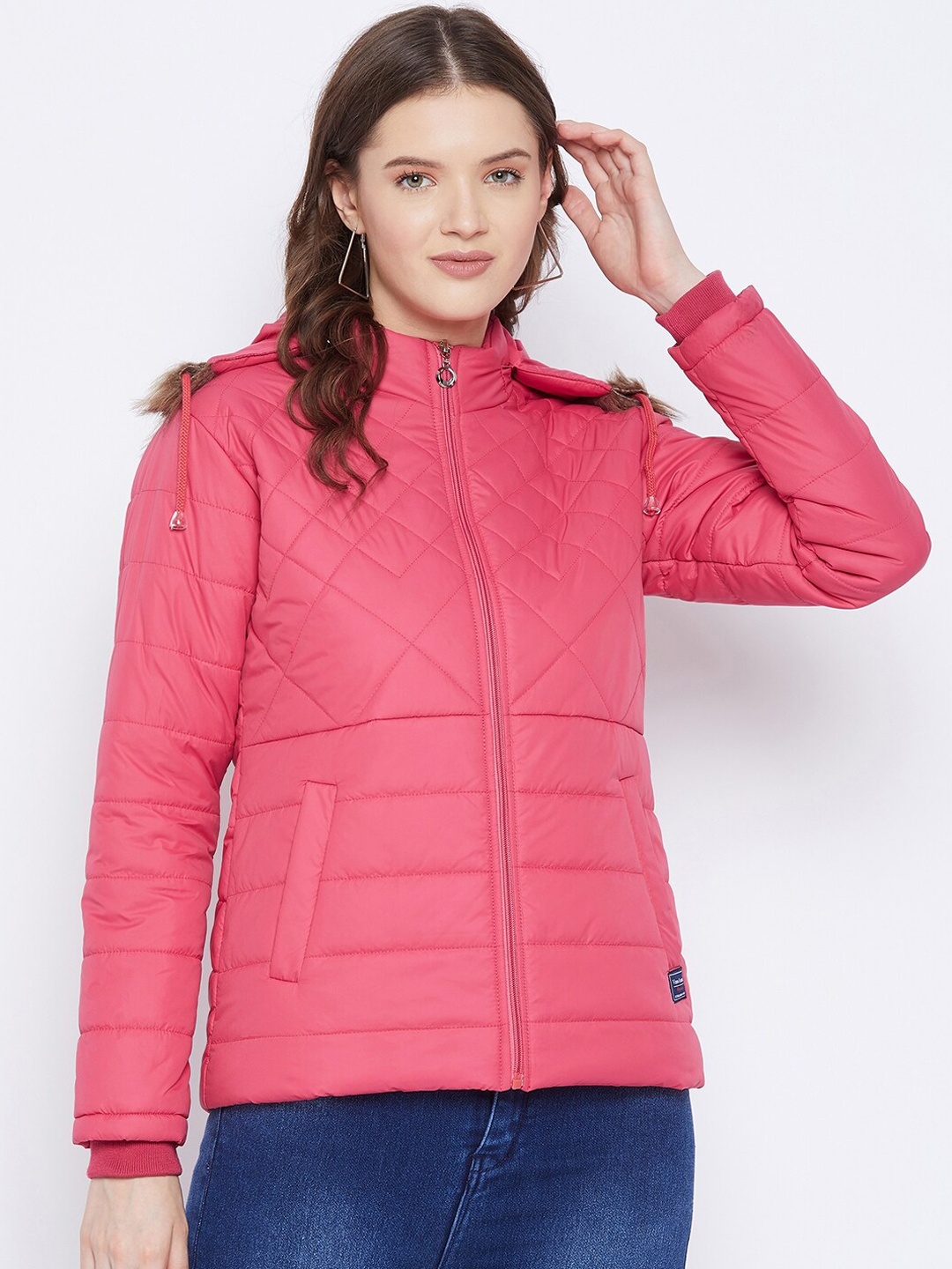 

VERO AMORE Women Pink Insulator Outdoor Parka Jacket