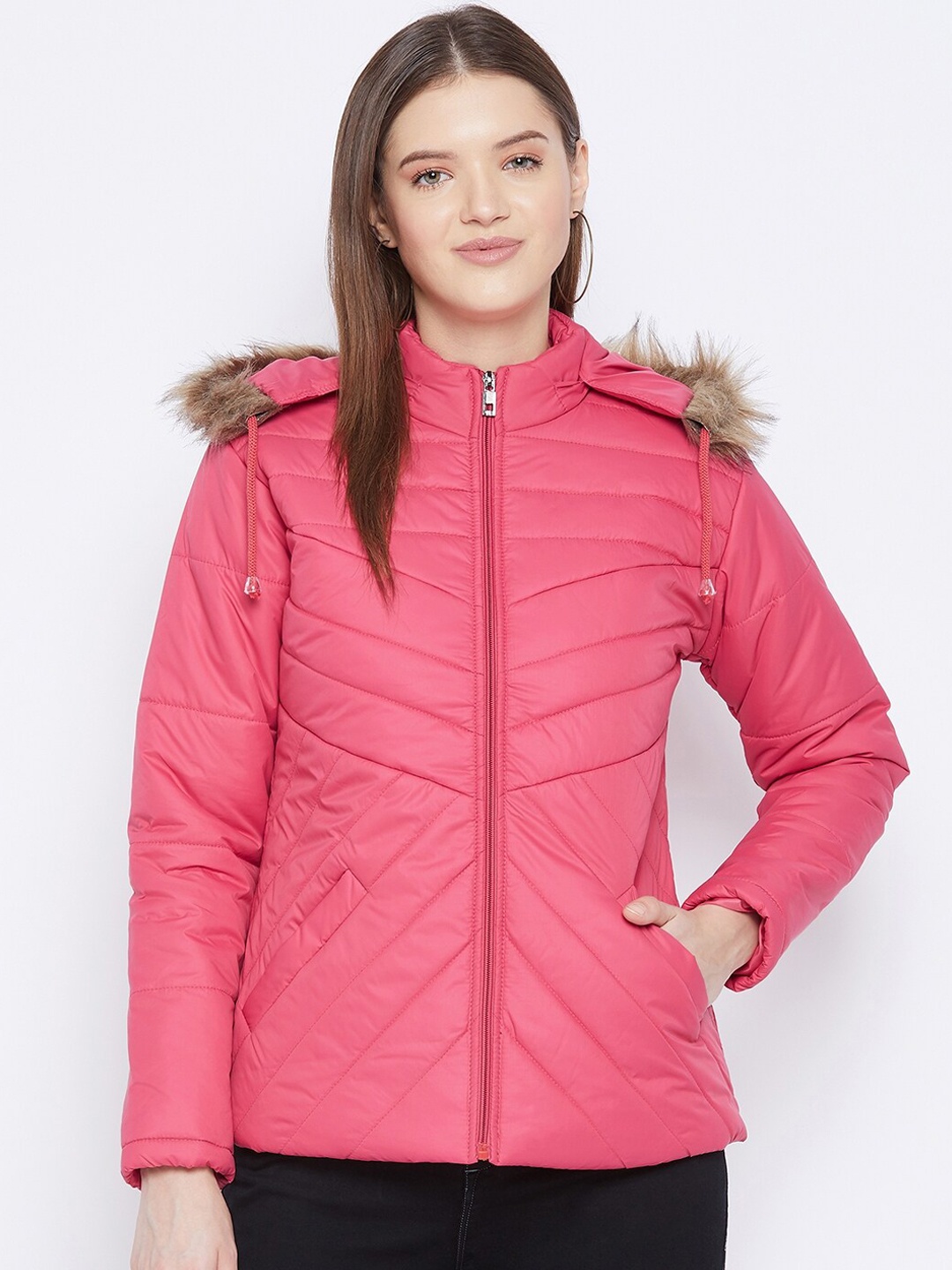 

VERO AMORE Women Pink Insulator Outdoor Parka Jacket