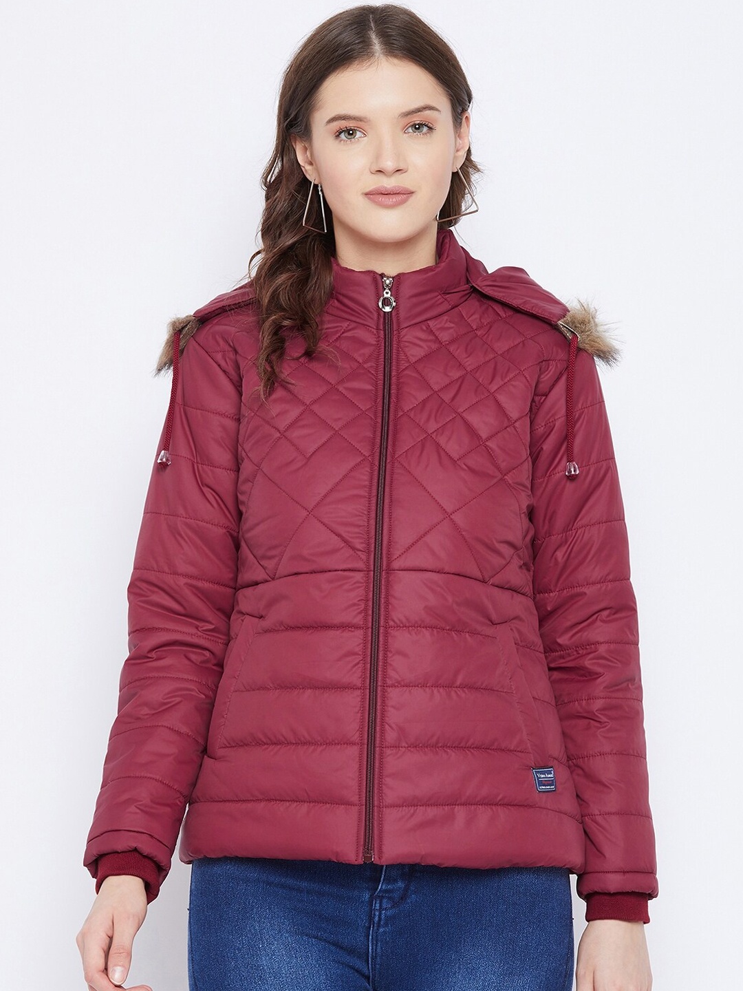 

VERO AMORE Women Maroon Insulator Outdoor Parka Jacket