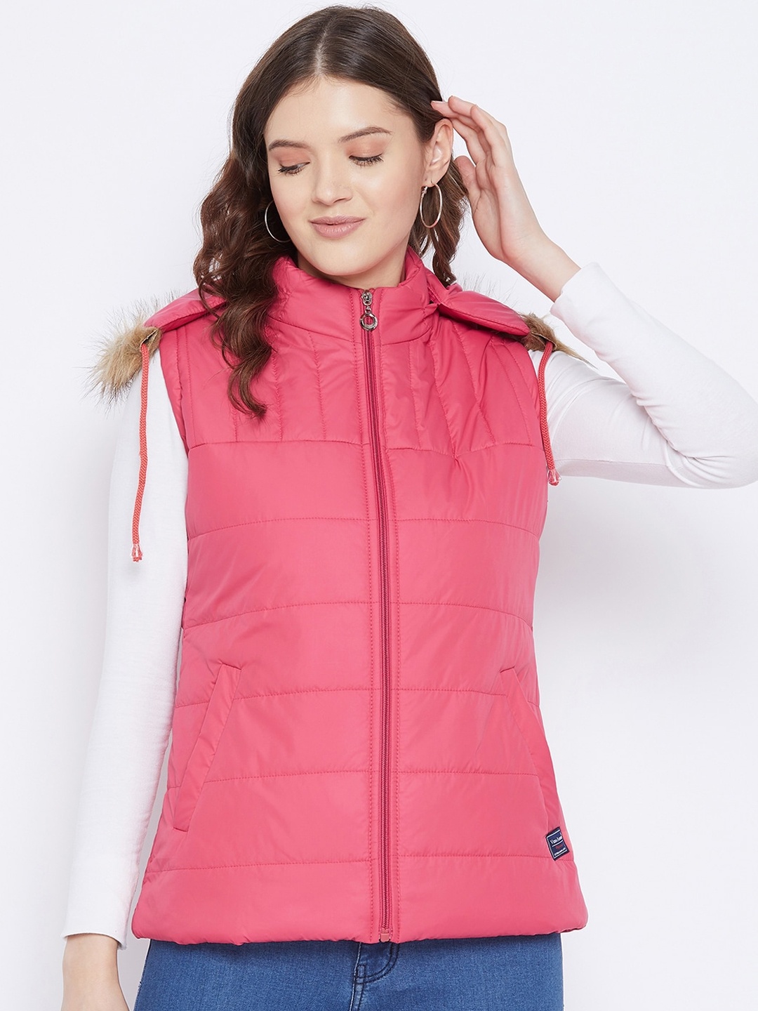 VERO AMORE Women Pink Insulator Outdoor Padded Jacket