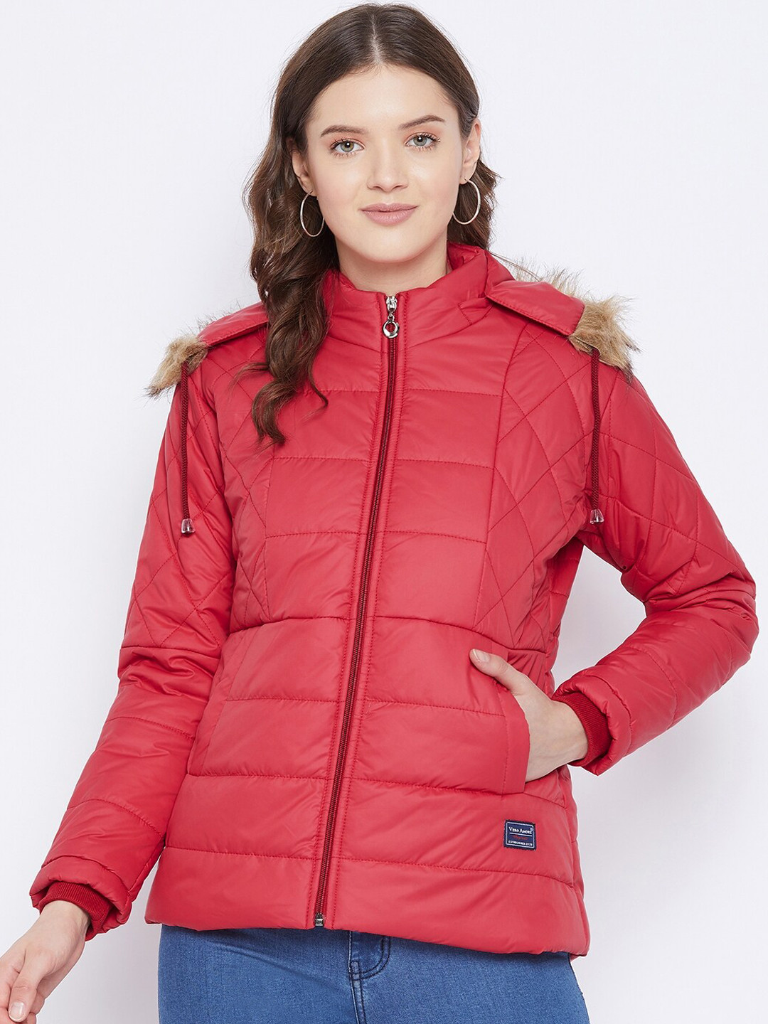 

VERO AMORE Women Red Insulator Outdoor Parka Jacket