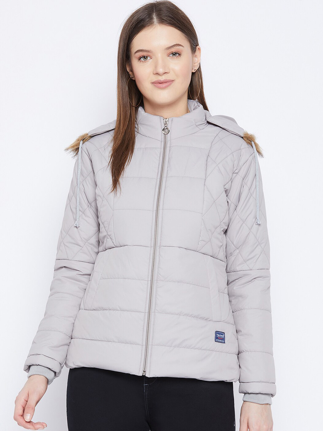 

VERO AMORE Women Grey Insulator Outdoor Plus Size Parka Jacket