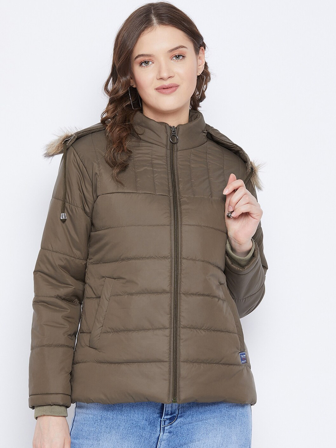 

VERO AMORE Women Green Insulator Outdoor Padded Jacket