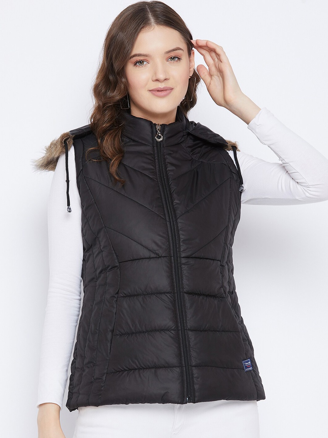 

VERO AMORE Women Black Insulator Outdoor Puffer Jacket