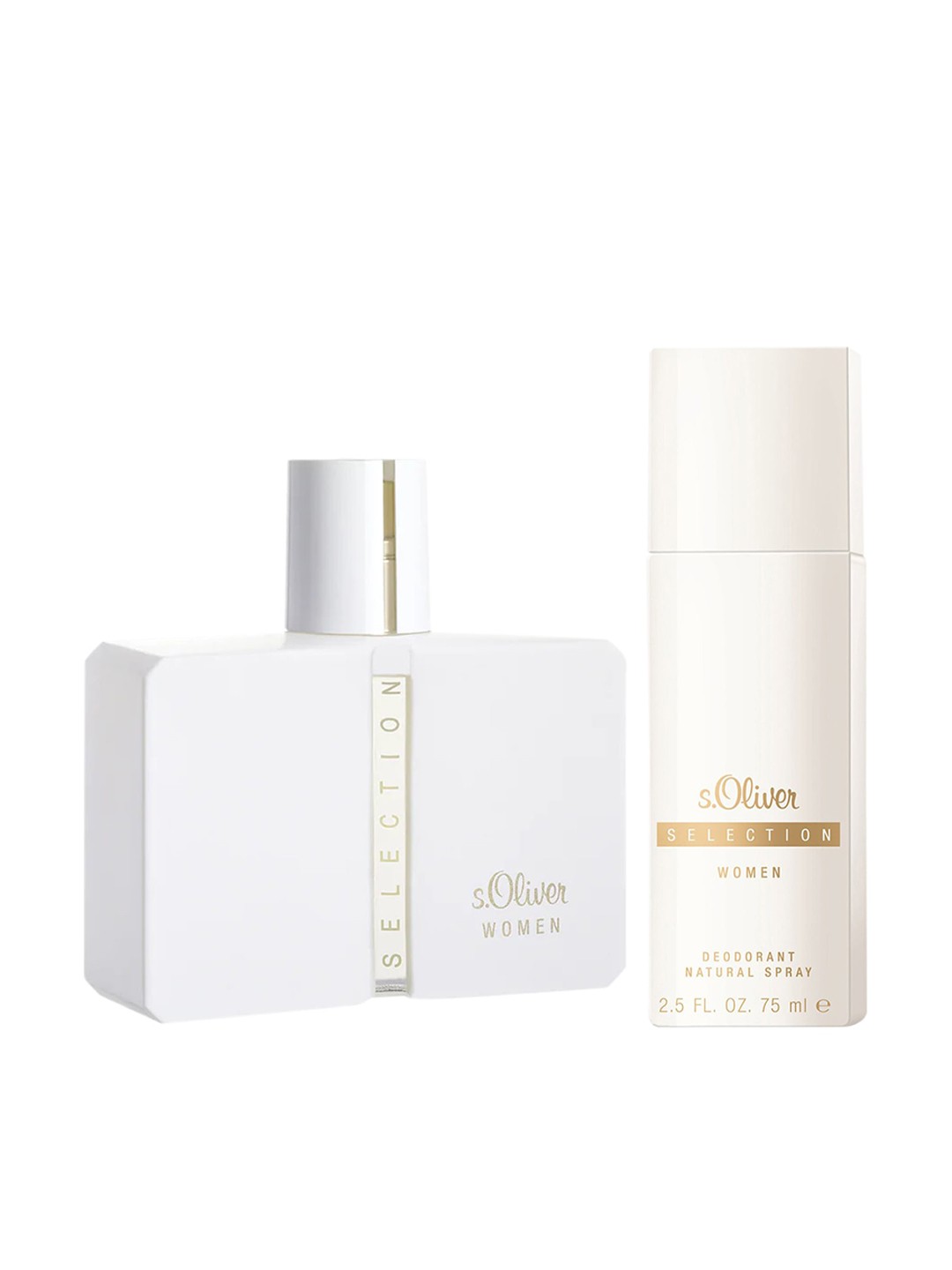 

s.Oliver Women Combo of Selection Eau De Toilette 50 ml & Deodorant Natural Spray 75 ml, White