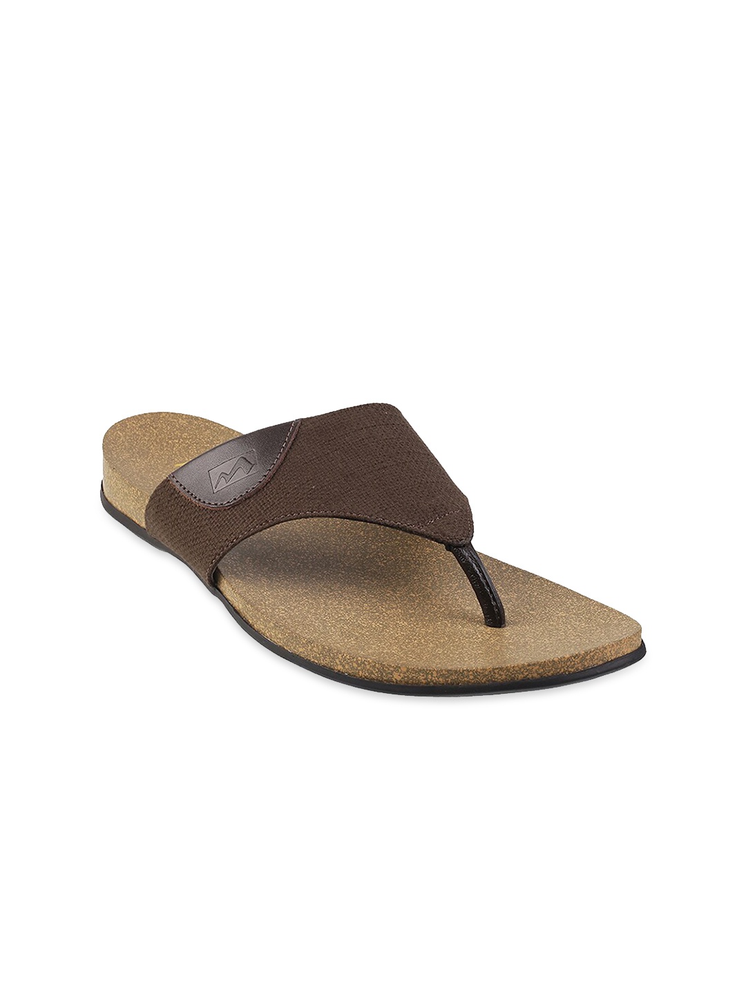 

Metro Men Brown Leather Comfort Sandals