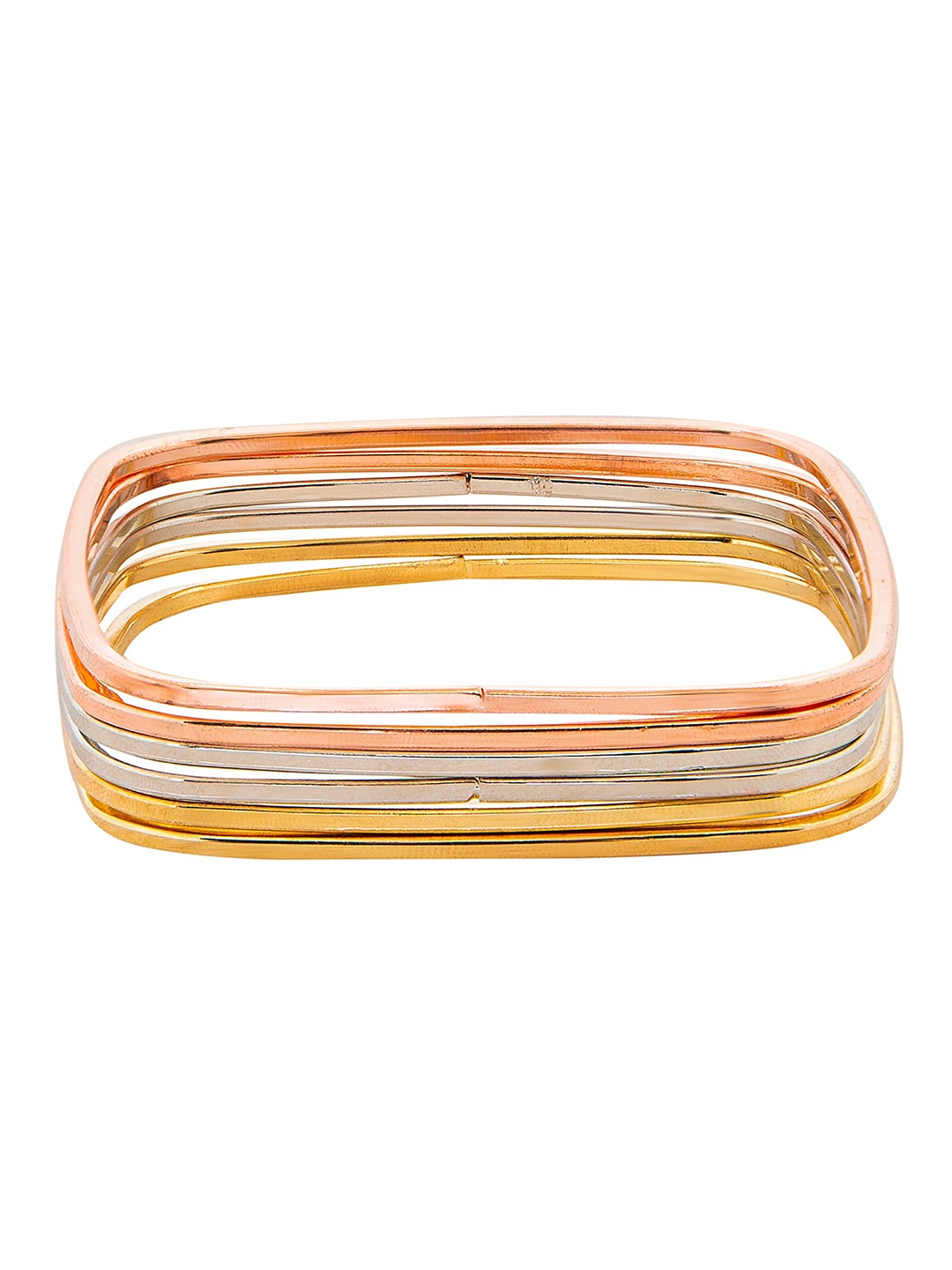 

Shining Jewel - By Shivansh Women Set of 6 Multicoloured Bangles, Multi