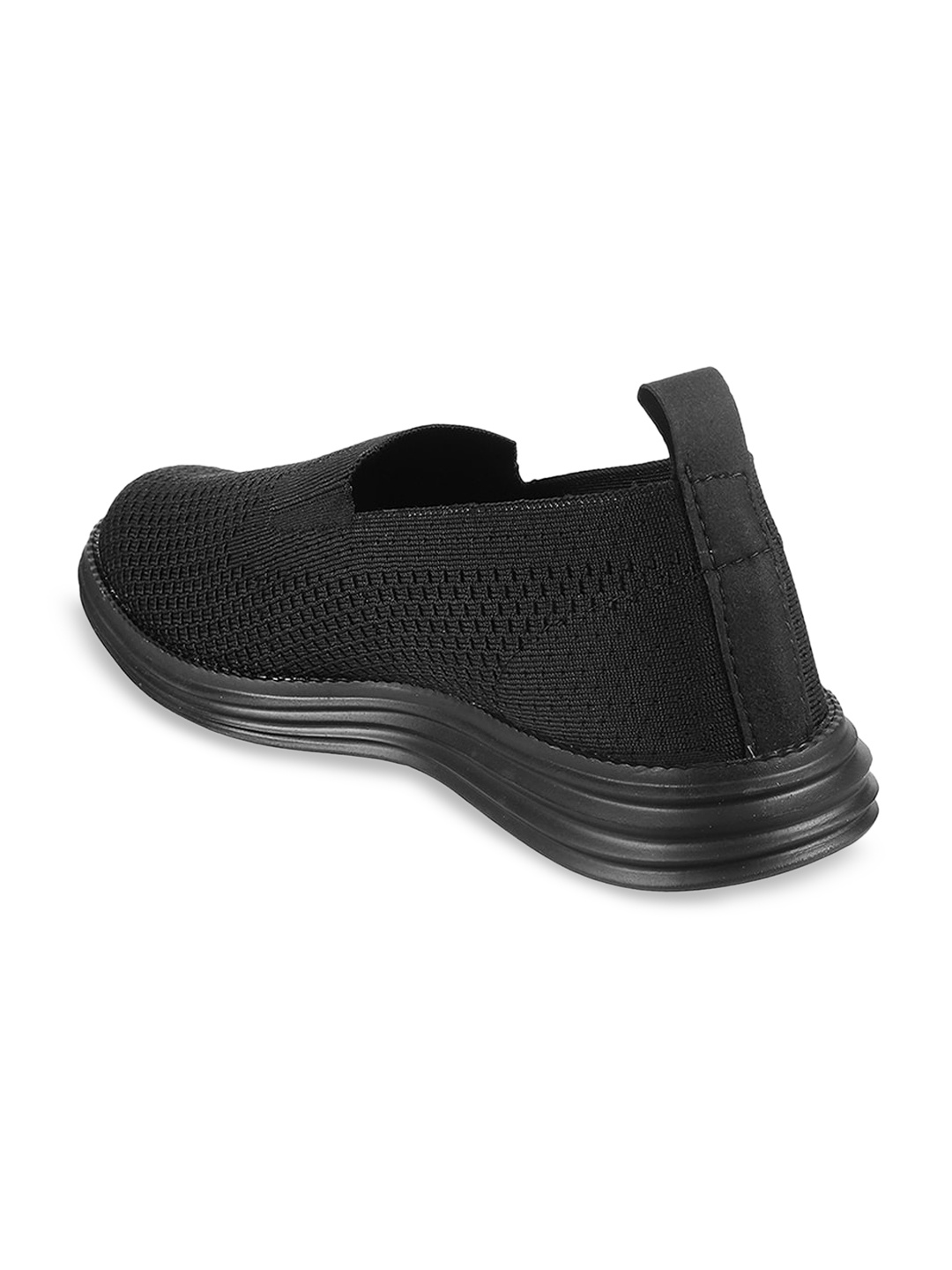 

ACTIV Men Black Woven Design Slip-On Sneakers