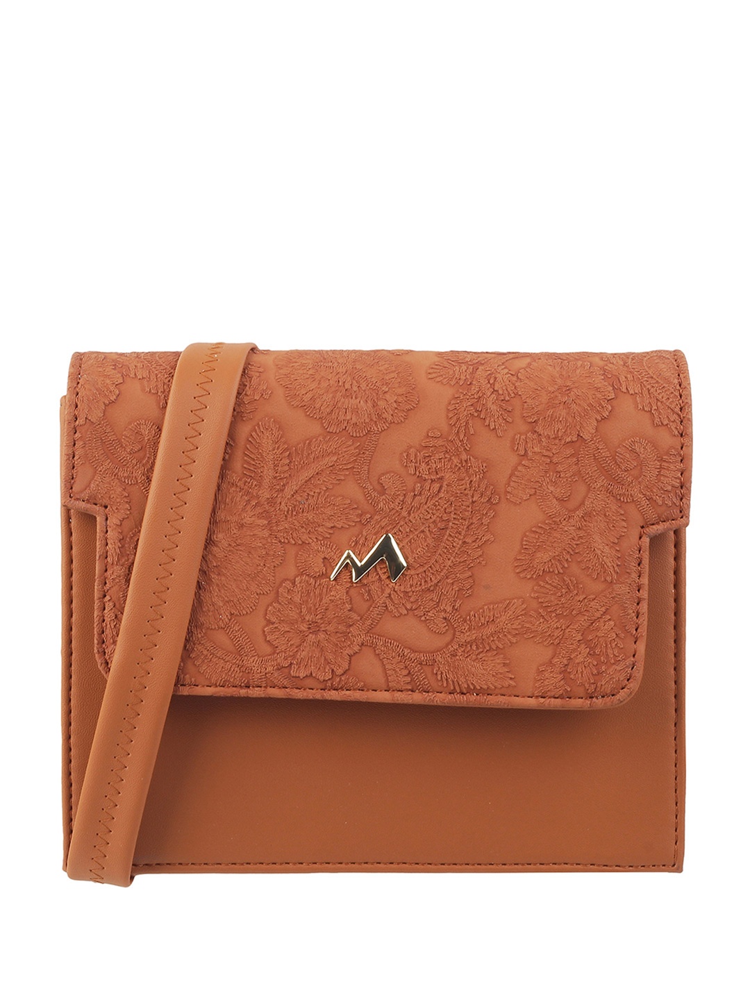 

Metro Tan Textured PU Oversized Structured Sling Bag