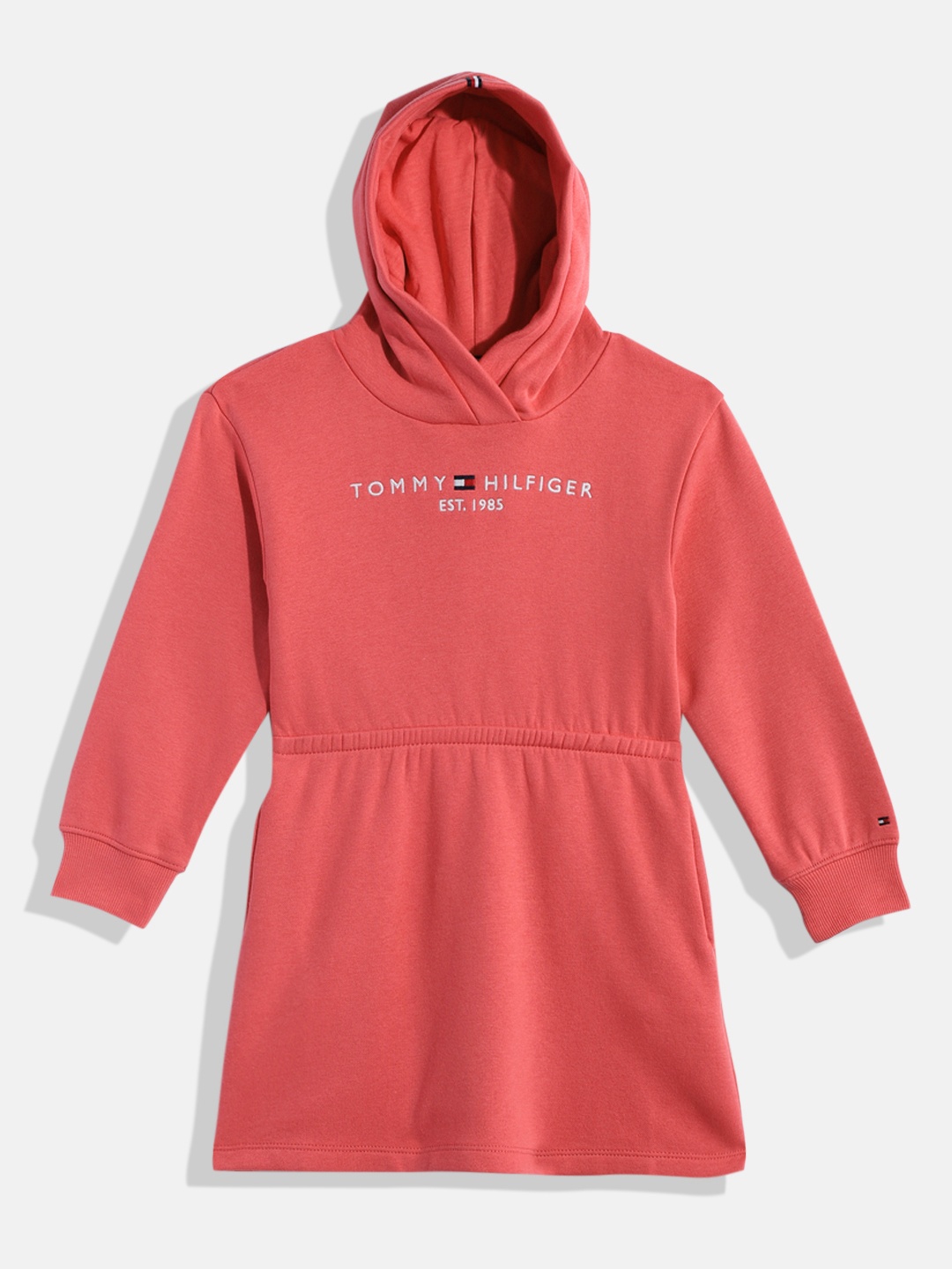 

Tommy Hilfiger Girls Pink Jumper Dress
