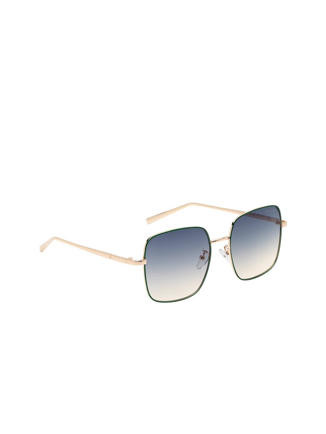 

FEMINA FLAUNT Women Blue Lens & Green Square Sunglasses with UV Protected Lens