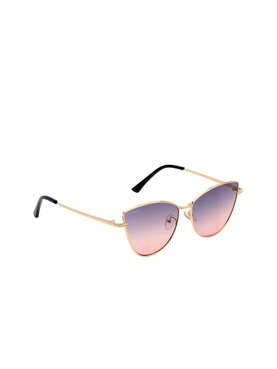 

FEMINA FLAUNT Women Pink Lens & Gold-Toned Cateye Sunglasses FST 22408 C3
