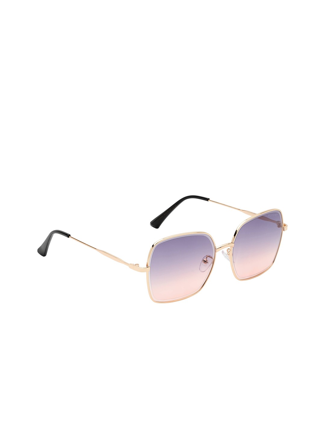 

FEMINA FLAUNT Women Purple Lens & Gold-Toned Square Sunglasses with UV Protected Lens