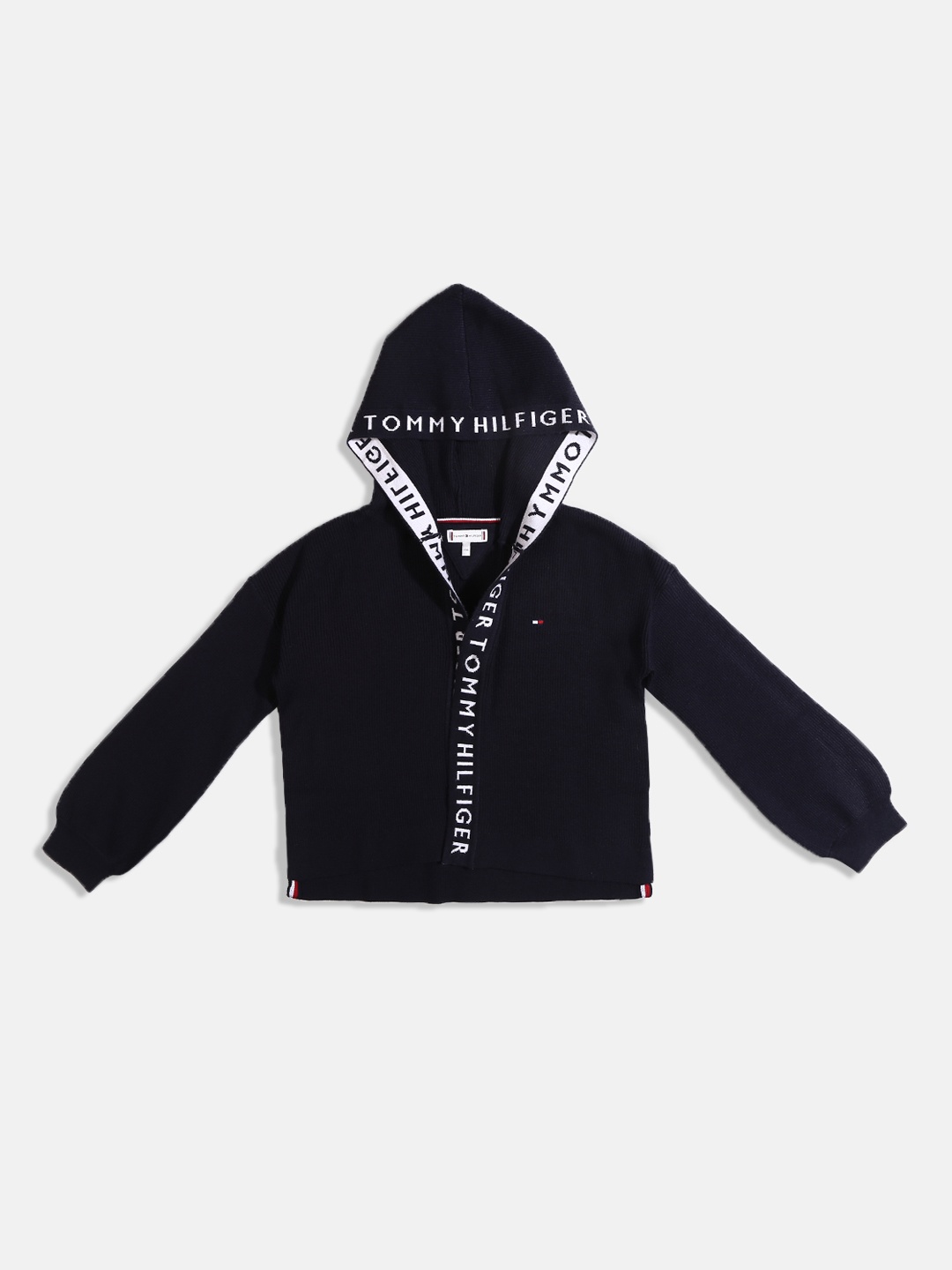

Tommy Hilfiger Girls Solid Cardigan, Navy blue