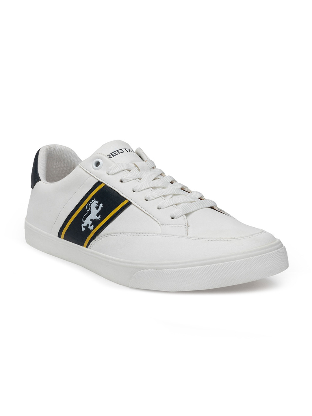 

Red Tape Men White Striped Sneakers