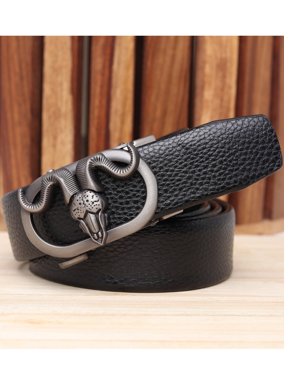 

Kastner Men Black Solid Belt