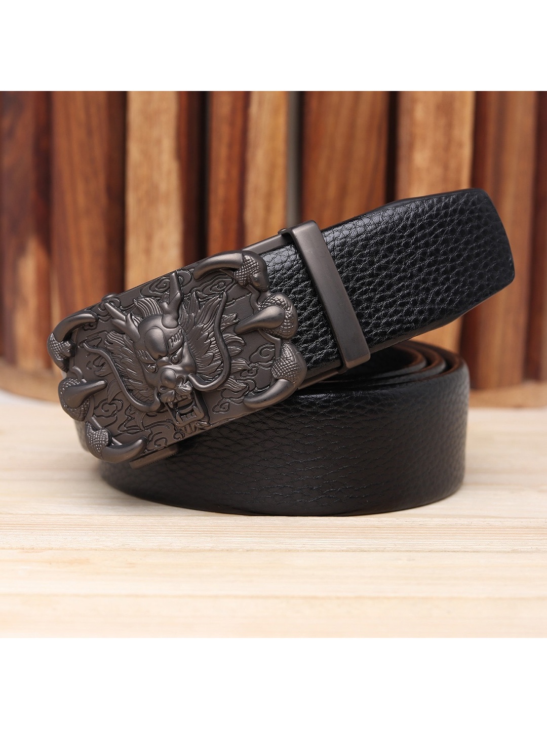 

Kastner Men Black Textured Belt
