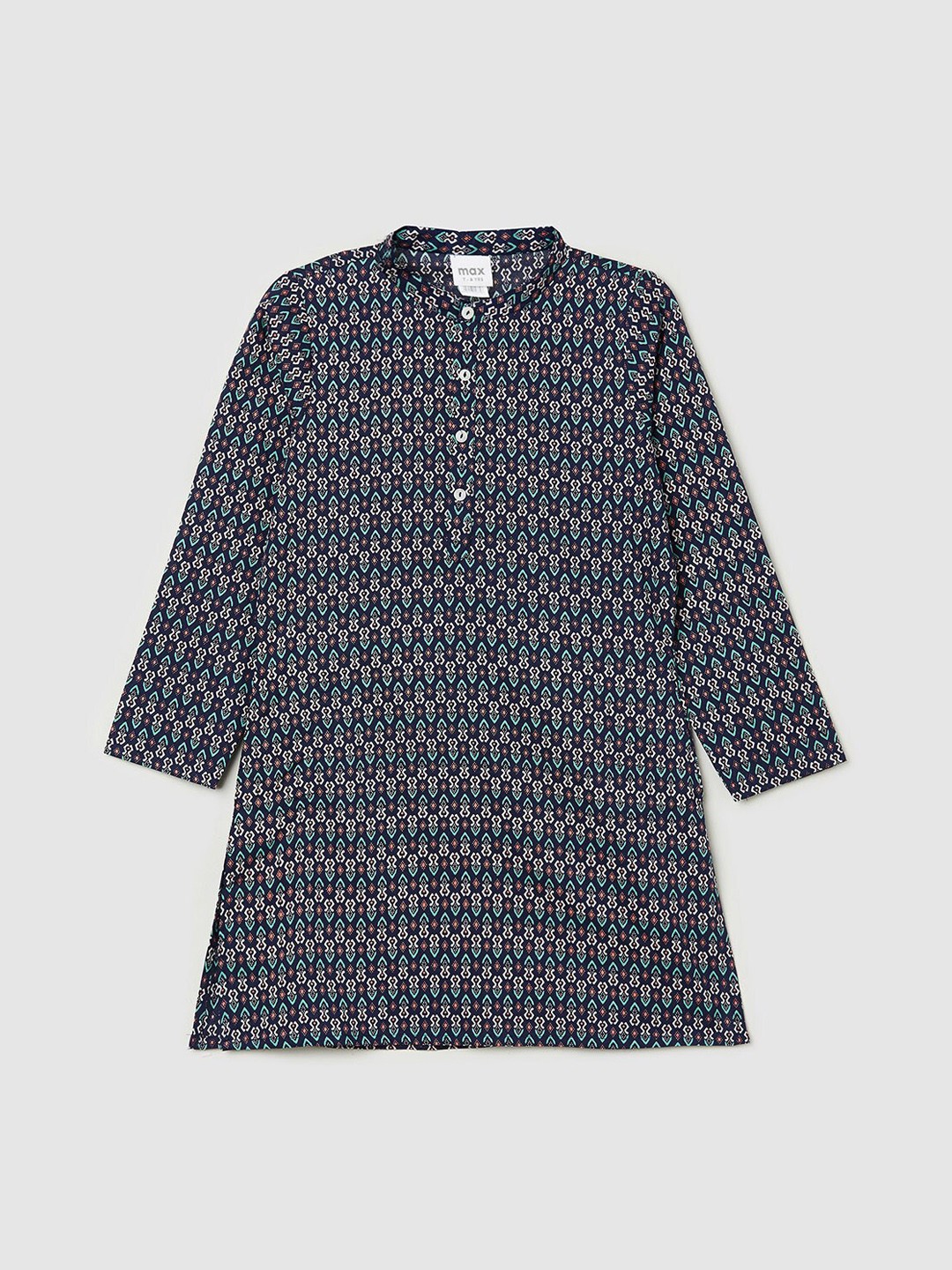 

max Boys Multicoloured Printed Kurta, Multi