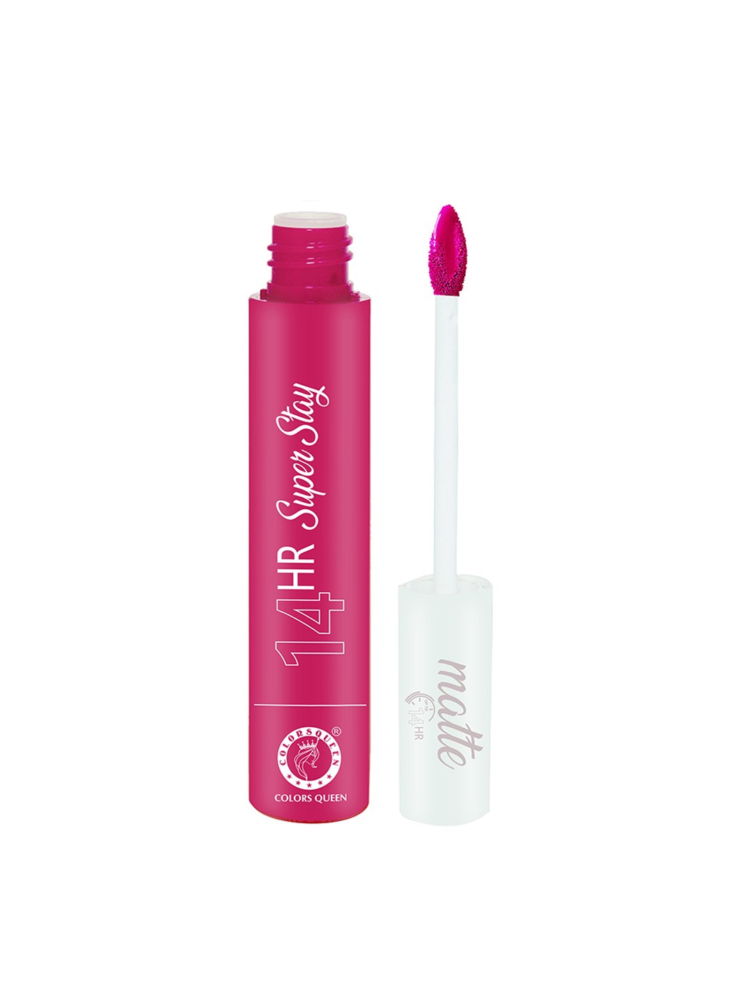 

Colors Queen 14 Hr Super Stay Long Lasting Matte Lipstick 4 g - Honey Pink 02