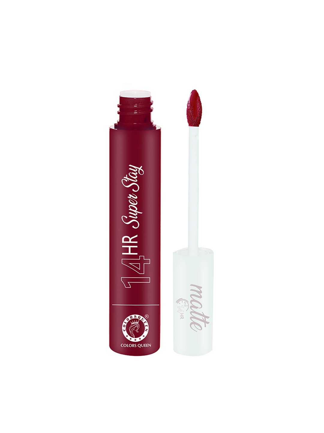 

Colors Queen 14 Hr Super Stay Long Lasting Matte Lipstick 4 g - Rich Maroon 09