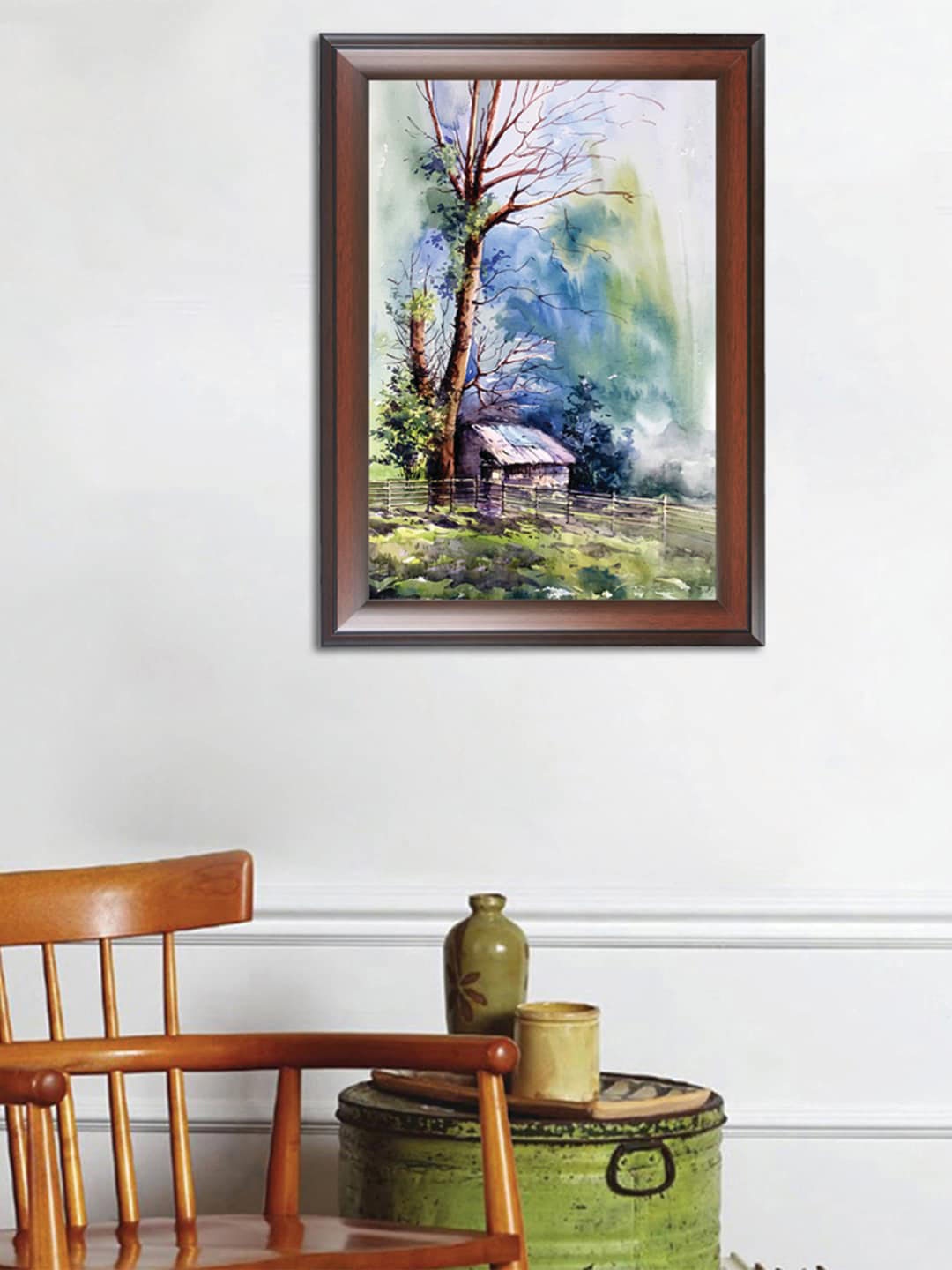 

WENS Blue & Green Watercolor Nature Landscape