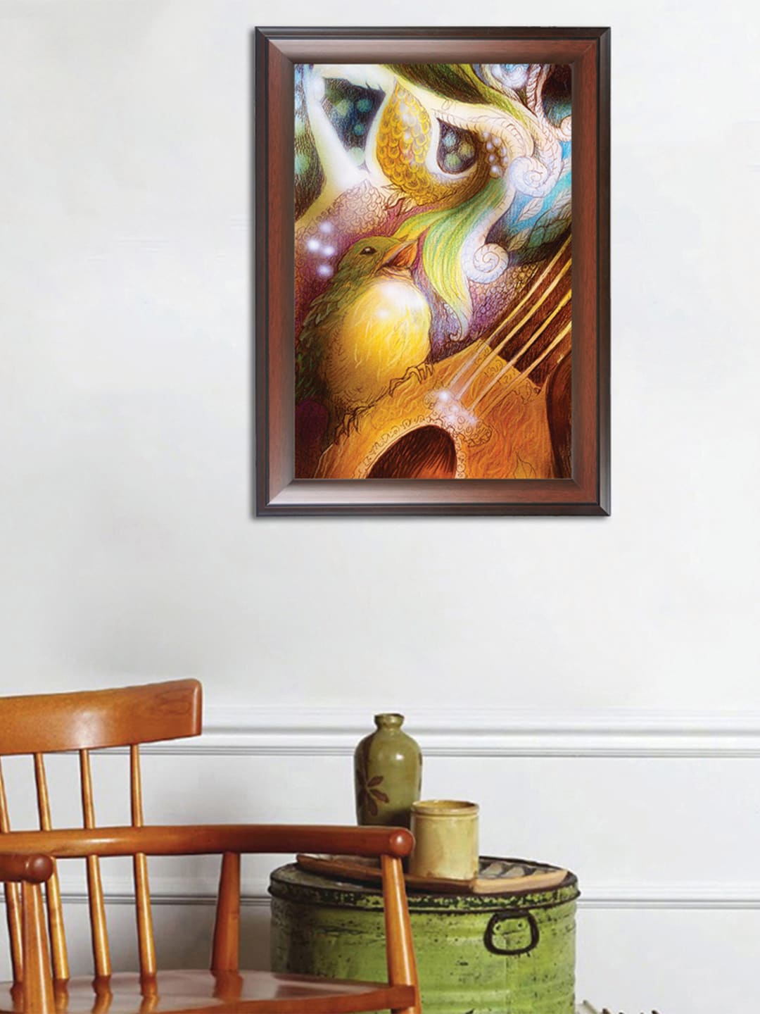 

WENS Multicoloured Modern Art Wall Painting, Multi