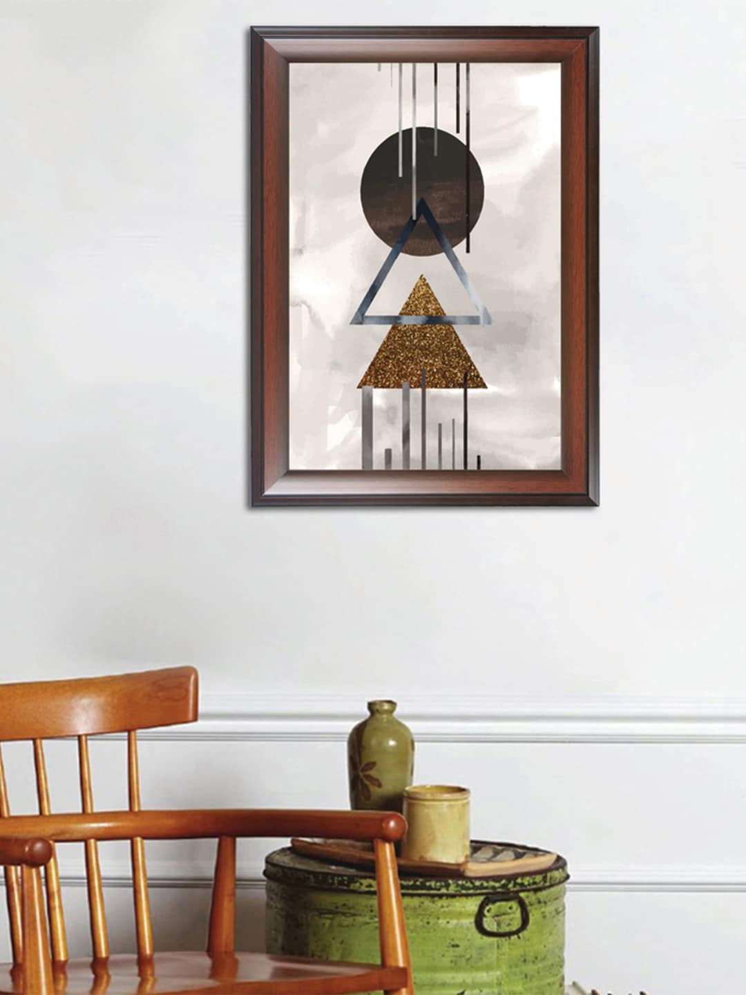 WENS Black & Golden Boho Wall Art