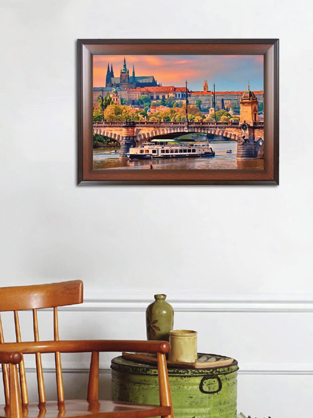

WENS Multi-Colored Beautiful Venice Painting Frame Wall Art
