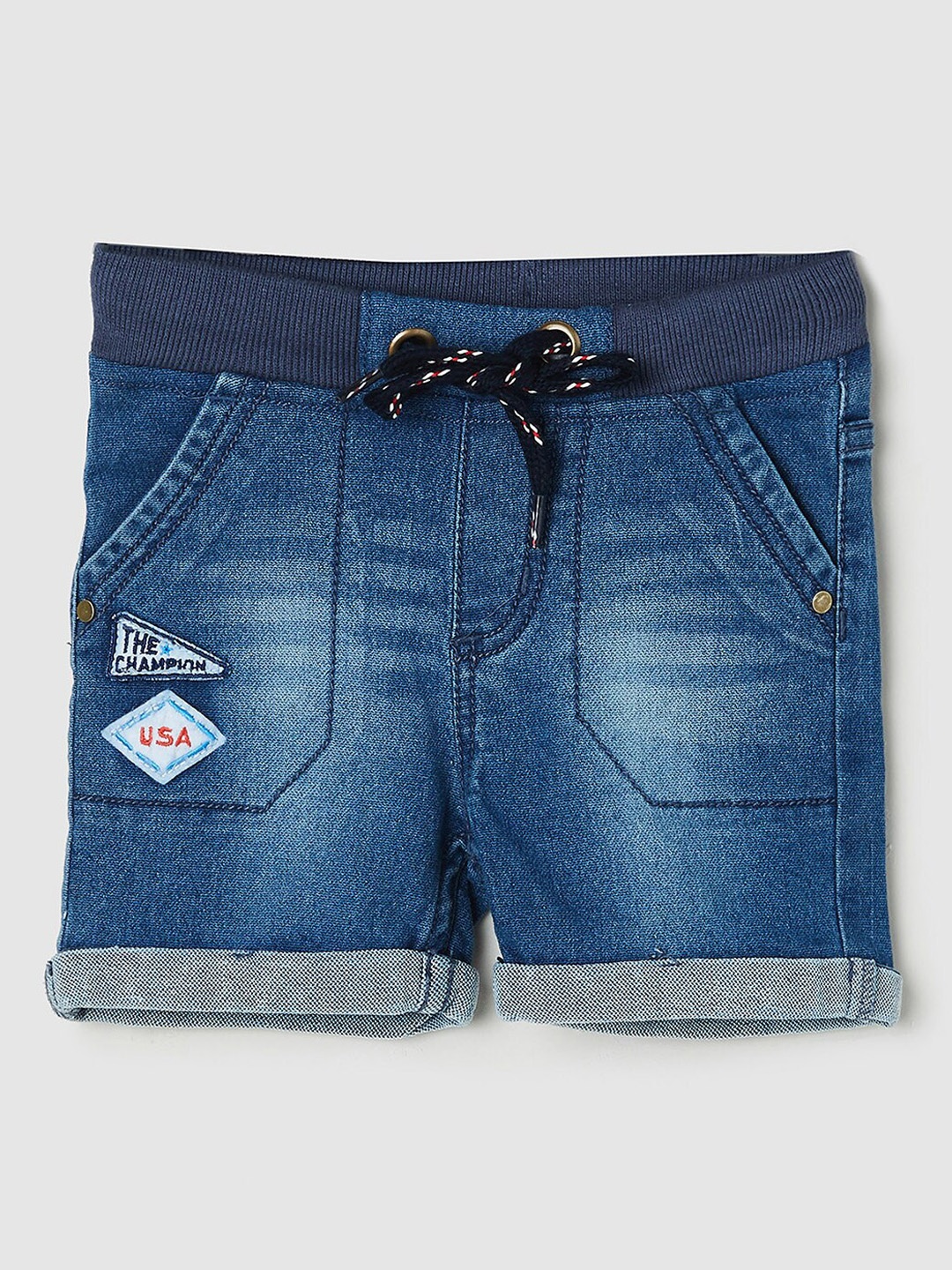 

max Boys Blue Denim Shorts