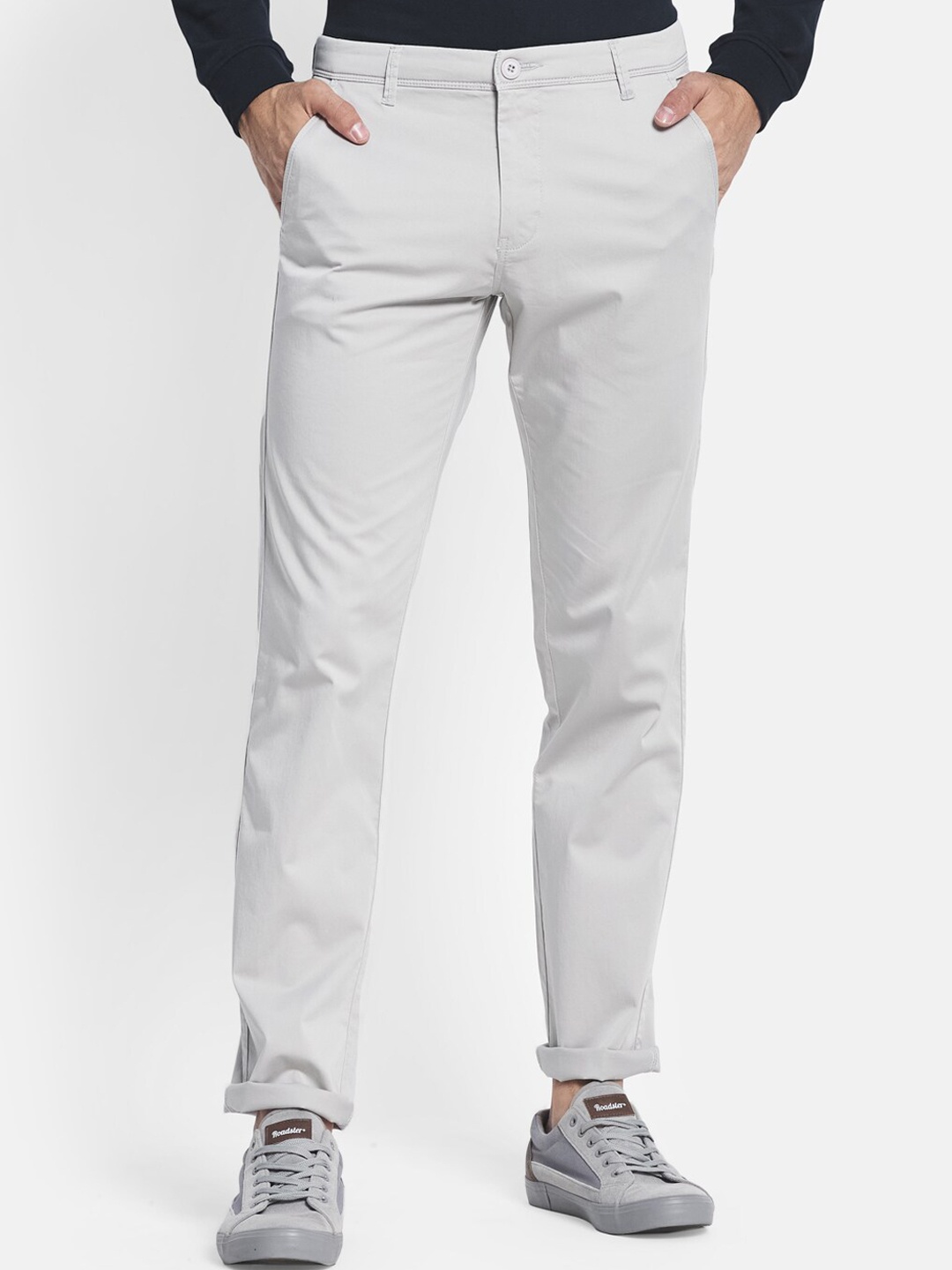 

Octave Men Grey Joggers Trousers