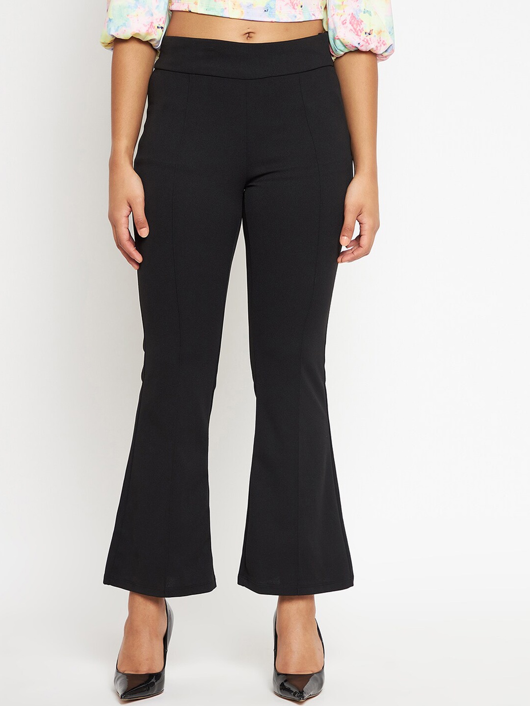 

Madame Women Black Trousers