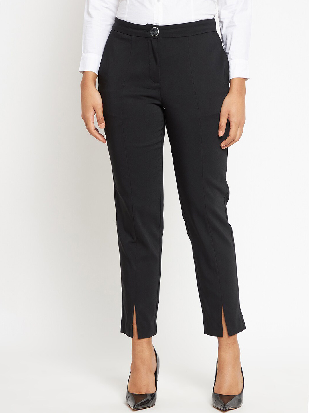 

Madame Women Black Trousers