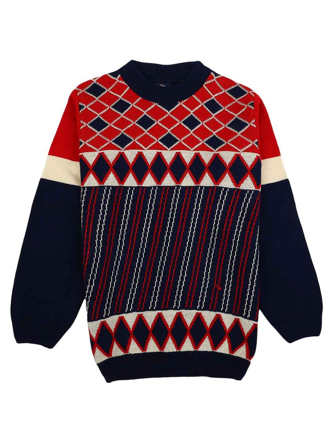 

V-Mart Boys Navy Blue Printed Sweatshirt