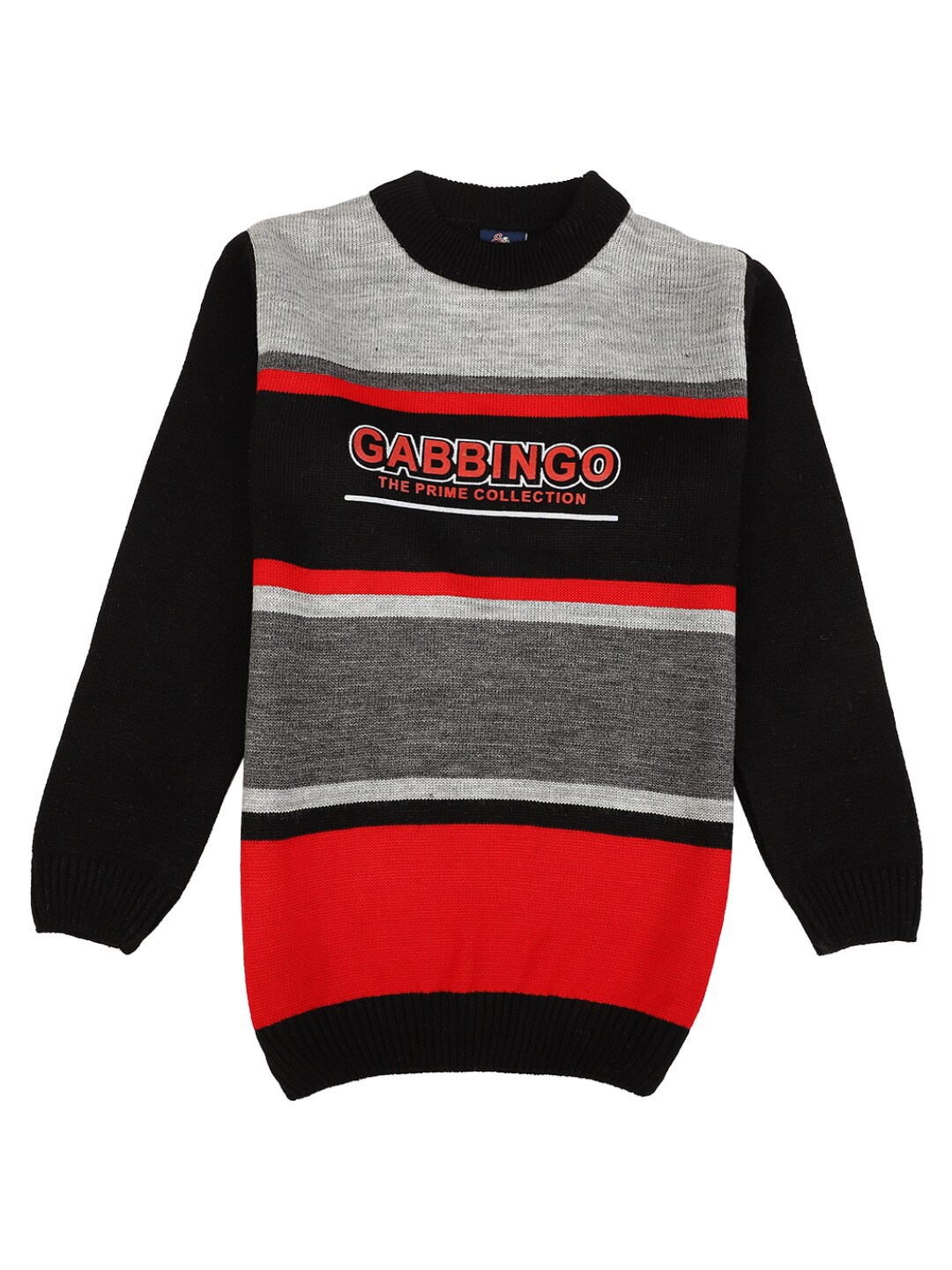 

V-Mart Boys Black Colourblocked Sweatshirt