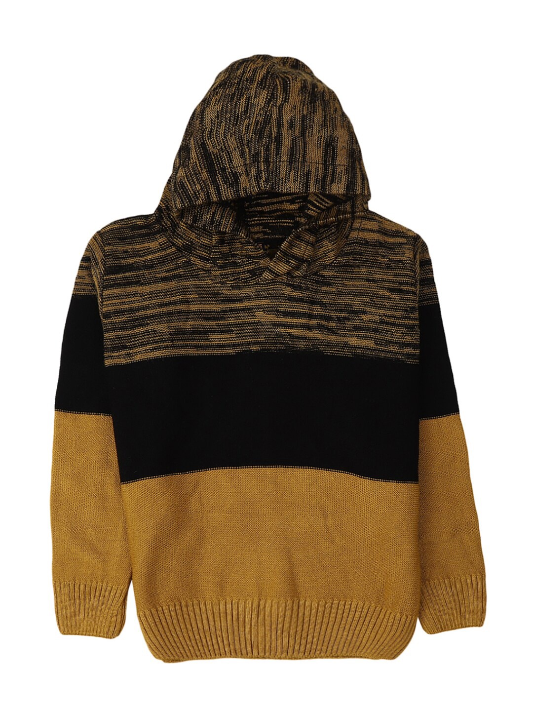 

V-Mart Boys Mustard Hooded Sweatshirt