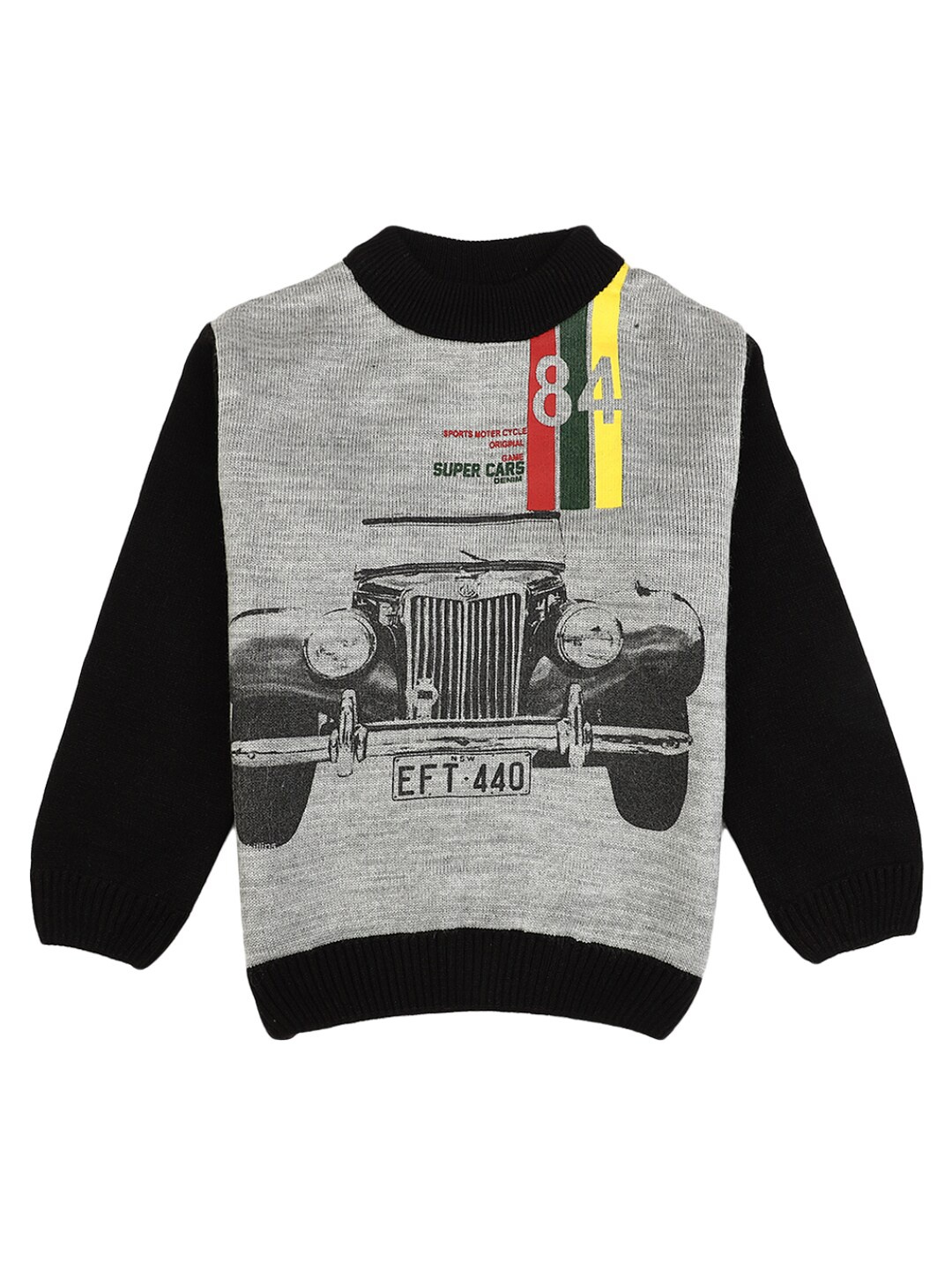 

V-Mart Boys Grey Printed Sweatshirt