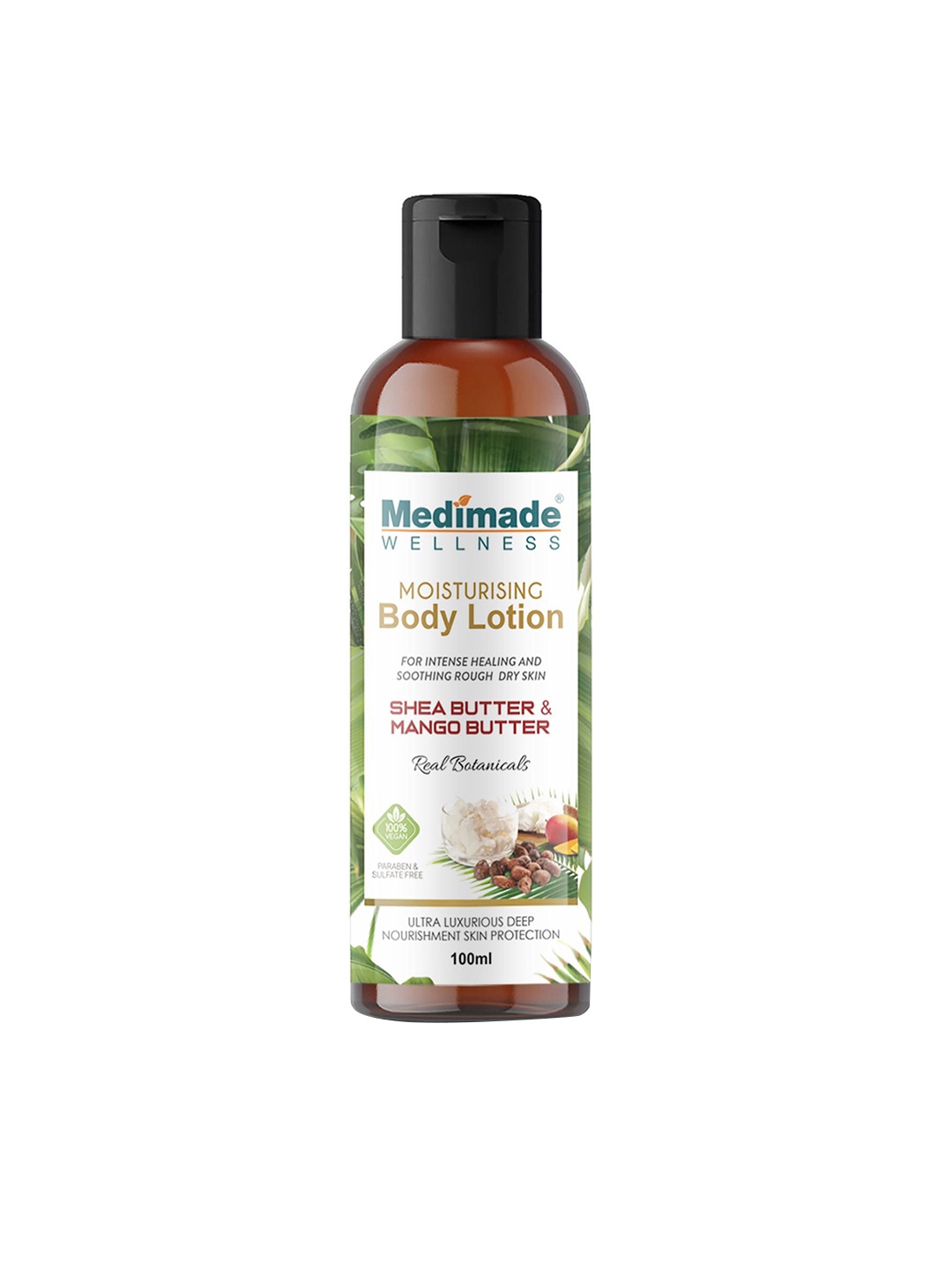 

Medimade Shea Butter & Mango Butter Body Lotion, White