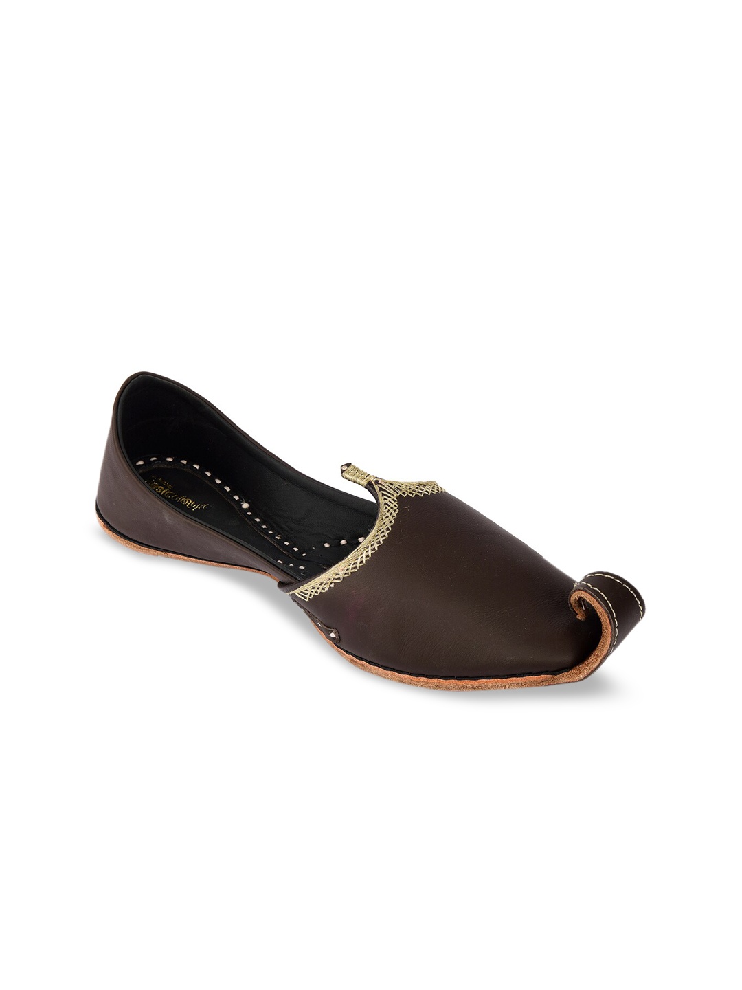 

DESI COLOUR Men Brown Mojaris