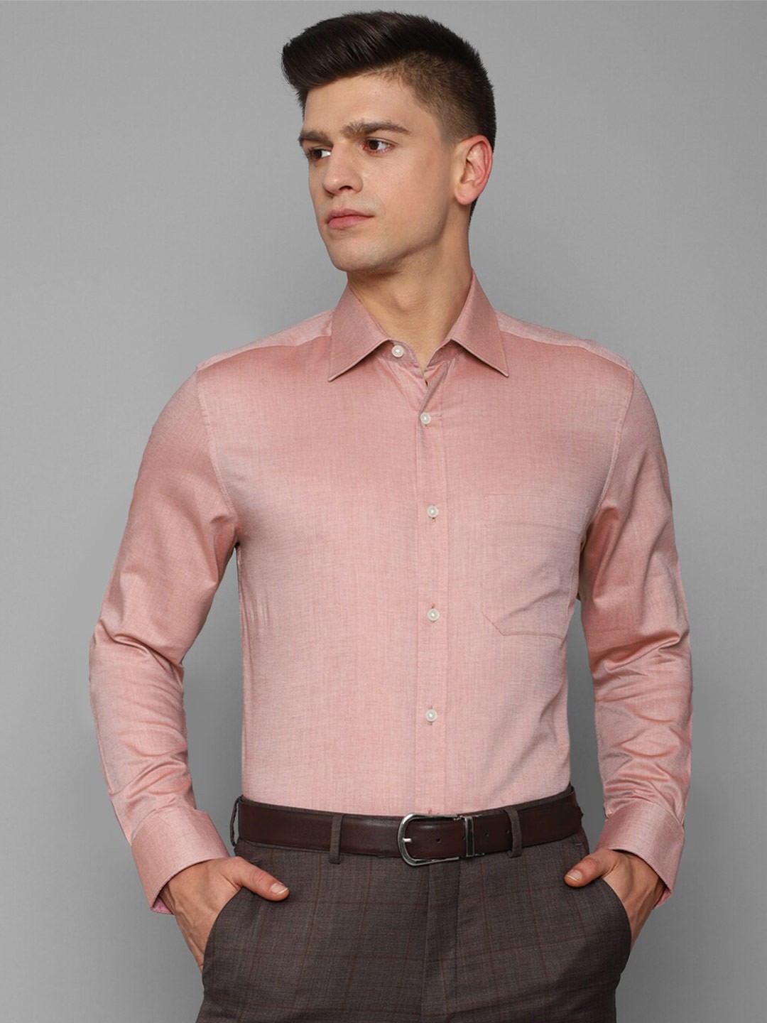 

Louis Philippe Men Pink Formal Shirt