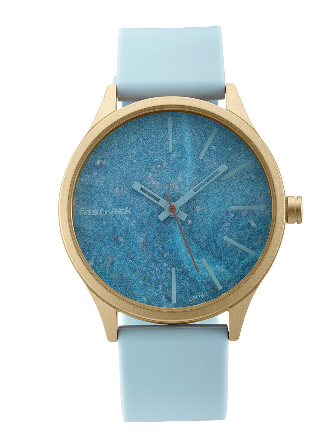 Fastrack Unisex Blue Aluminium Dial & Blue Straps Analogue Watch