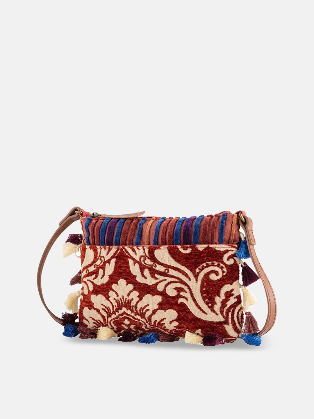 

CARPISA Multicoloured Half Moon Sling Bag, Multi