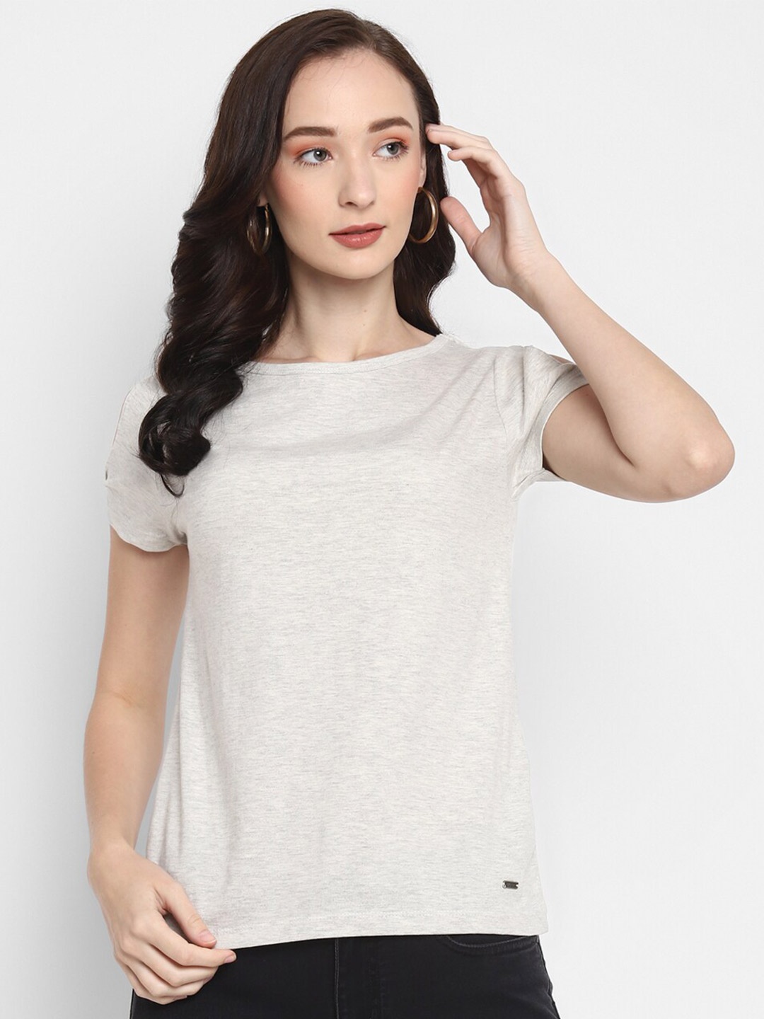 

LAMOURE BY RED CHIEF Women Grey T-shirt