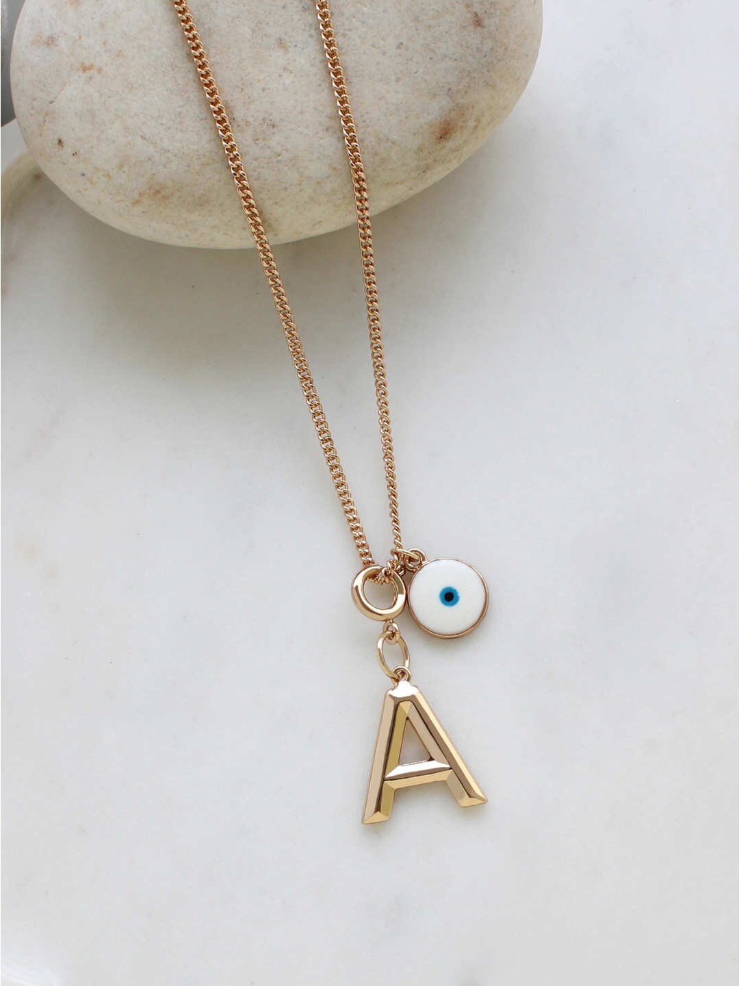 

Runway Ritual Women Gold-Toned & White Gold-Plated Chain