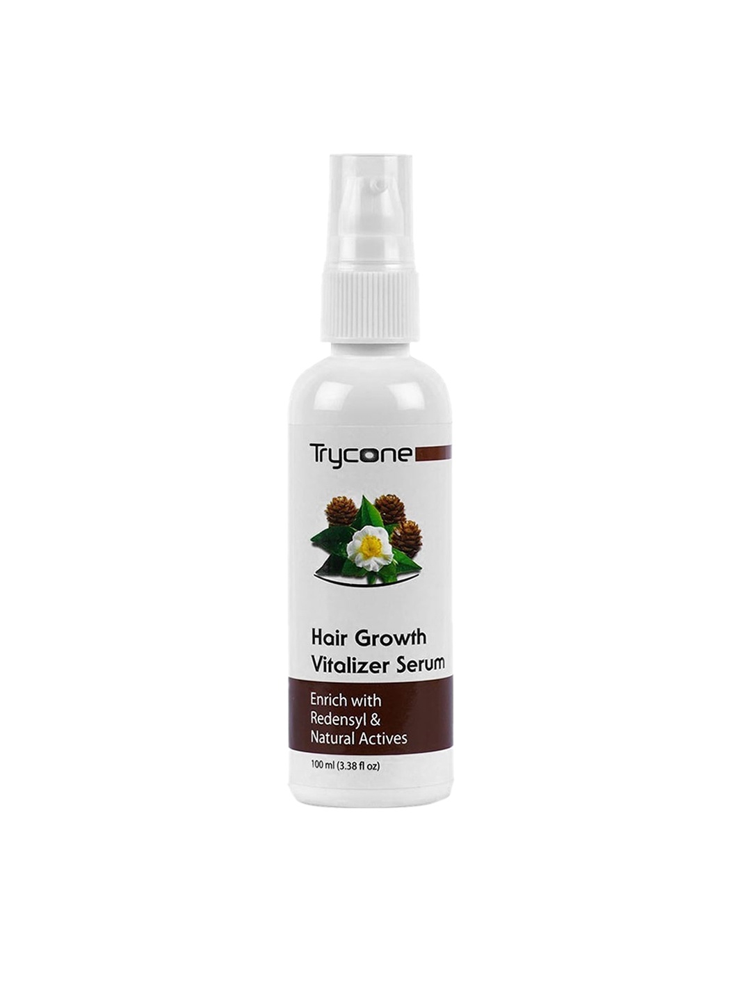 

Trycone Hair Growth Serum & Vitalizer Enrich with Redensyl Onion Seed Oil & Biotin 100ml, Brown