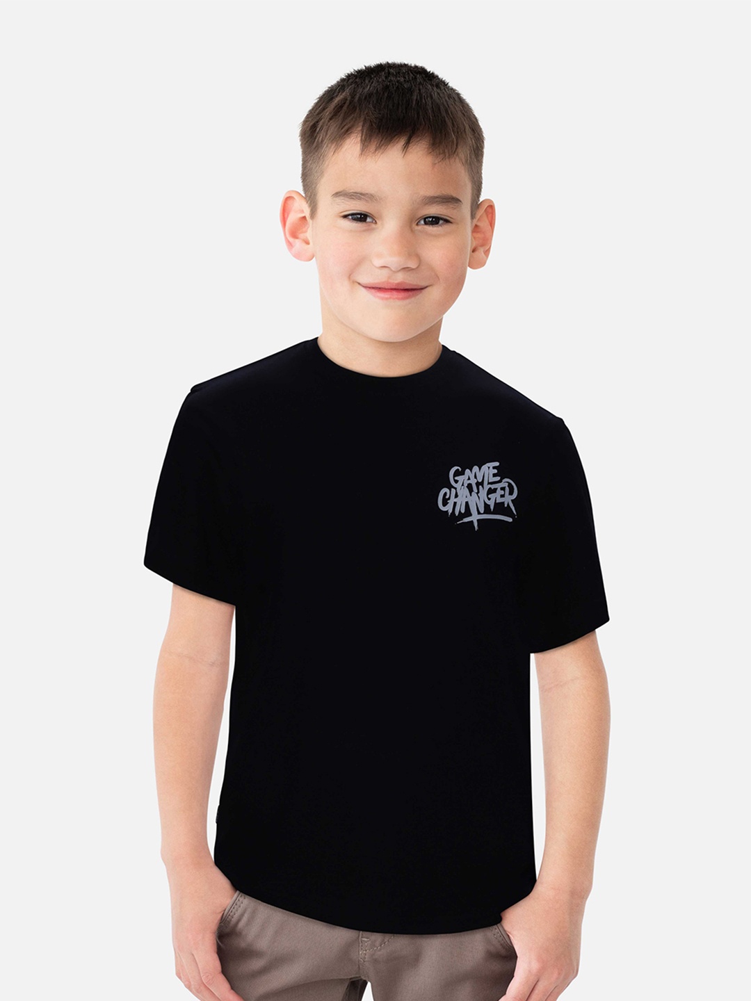 

Gini and Jony Boys Black & Yellow T-shirt