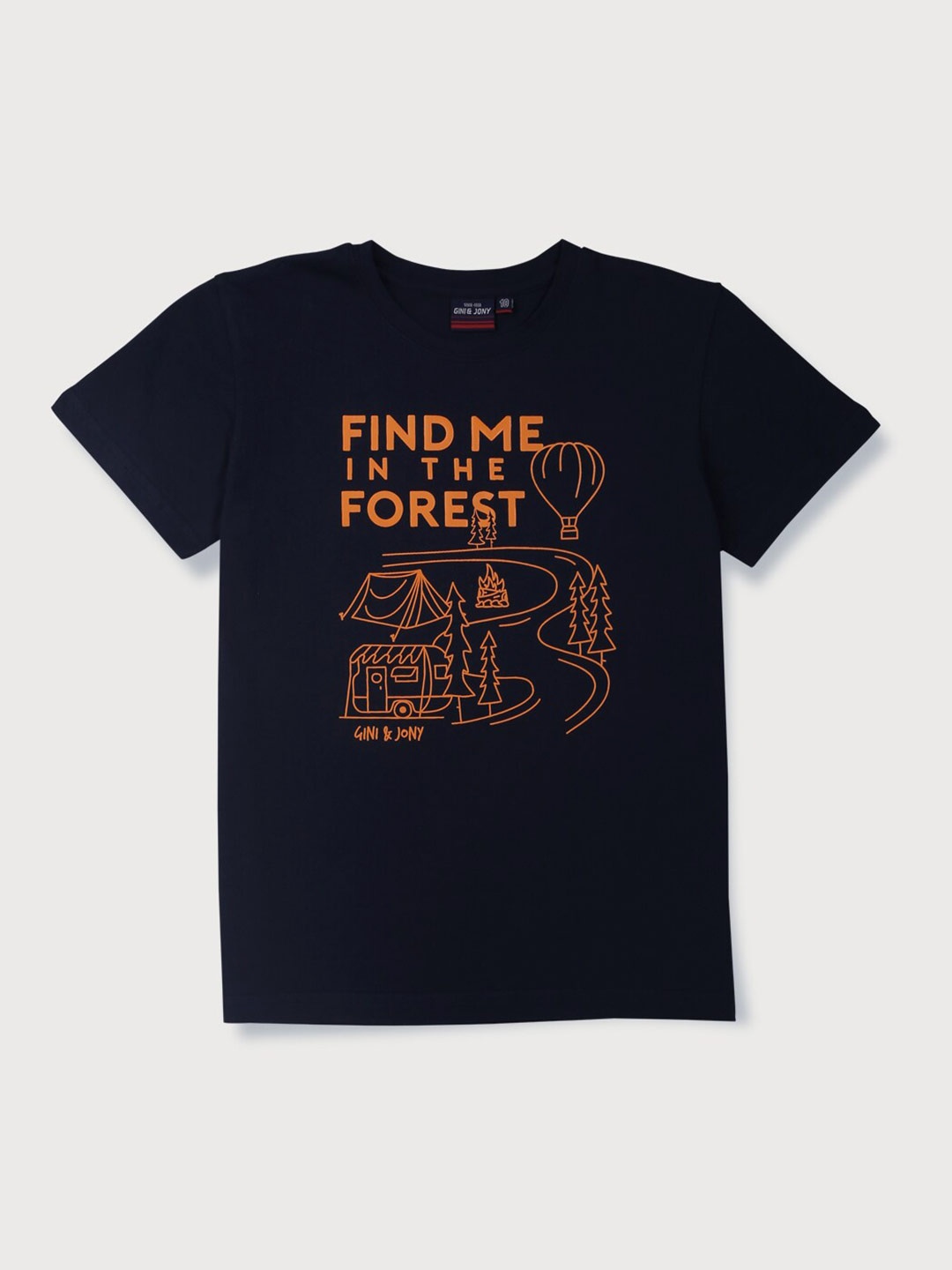 Gini and Jony Boys Black T-shirt