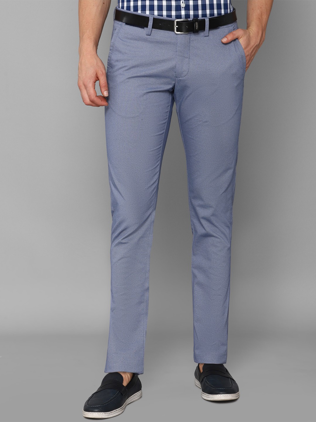 

Allen Solly Men Blue Slim Fit Trousers